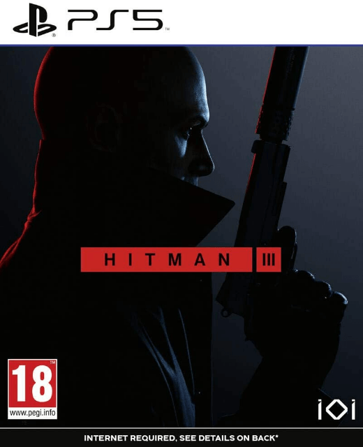 Hitman 3 box art for Playstation 5